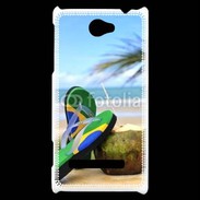 Coque HTC Windows Phone 8S Plage Brésil et noix de coco