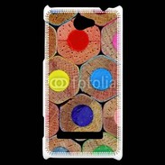 Coque HTC Windows Phone 8S Art crayon de couleur