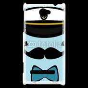 Coque HTC Windows Phone 8S Moustache commandant