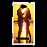 Coque HTC Windows Phone 8S Couple sur la plage