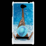 Coque HTC Windows Phone 8S Femme à la piscine