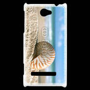 Coque HTC Windows Phone 8S Coquillage sur la plage 5
