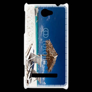 Coque HTC Windows Phone 8S Vue sur la plage