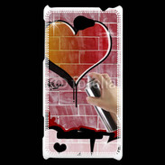 Coque HTC Windows Phone 8S Love graffiti