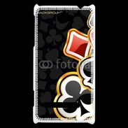 Coque HTC Windows Phone 8S Carte de poker