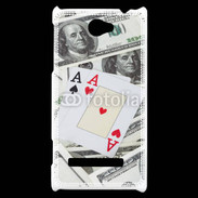 Coque HTC Windows Phone 8S Paire d'as au poker 2