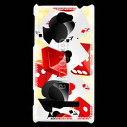 Coque HTC Windows Phone 8S Carte et dés en folie