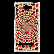 Coque HTC Windows Phone 8S Spirale symboles de carte