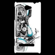 Coque HTC Windows Phone 8S Vintage moto Harley