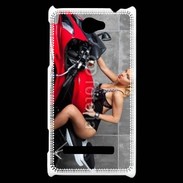 Coque HTC Windows Phone 8S Moto sexy