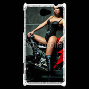 Coque HTC Windows Phone 8S Moto sexy 3