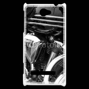 Coque HTC Windows Phone 8S Moto et chrome