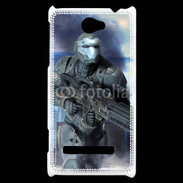 Coque HTC Windows Phone 8S Soldat futuriste