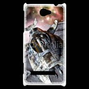 Coque HTC Windows Phone 8S Vaisseau spatial sur la lune