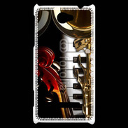 Coque HTC Windows Phone 8S Mélange d'instruments de musique