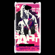 Coque HTC Windows Phone 8S Let's party