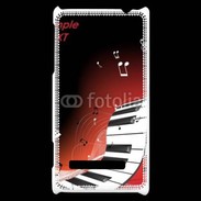 Coque HTC Windows Phone 8S Abstract piano 2