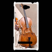 Coque HTC Windows Phone 8S Violon et violoncelle 1
