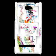 Coque HTC Windows Phone 8S La vie en musique 1