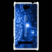 Coque HTC Windows Phone 8S Astrologie bleue
