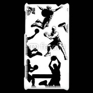 Coque HTC Windows Phone 8S Silhouette de basketeur