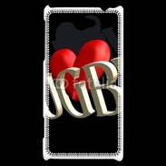 Coque HTC Windows Phone 8S J'aime le rugby 2