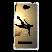 Coque HTC Windows Phone 8S beach soccer couché du soleil