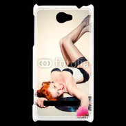 Coque HTC Windows Phone 8S Pin up musique