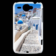 Coque HTC Wildfire G8 Village sur l'Île de Santorini en Grêce