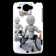 Coque HTC Wildfire G8 Handisport Basketball