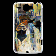 Coque HTC Wildfire G8 Peinture du canal de Venise en Italie