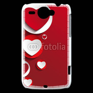 Coque HTC Wildfire G8 Cœur en porcelaine