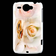 Coque HTC Wildfire G8 Alliance sur fond de rose