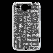 Coque HTC Wildfire G8 Mariage gay 2