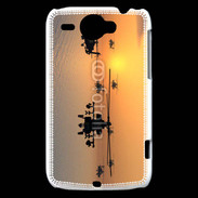 Coque HTC Wildfire G8 Hélicoptère Apache de nuit