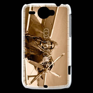 Coque HTC Wildfire G8 Femme pilote d'avion