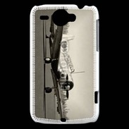 Coque HTC Wildfire G8 Avion T6 noir et blanc