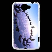 Coque HTC Wildfire G8 Formation en cercle de parachutistes