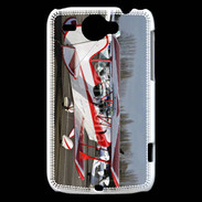 Coque HTC Wildfire G8 Biplan rouge et blanc 10