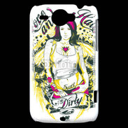 Coque HTC Wildfire G8 Tatouage Girl