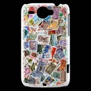 Coque HTC Wildfire G8 Patchwork de timbres