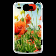 Coque HTC Wildfire G8 Champs de coquelicots