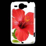 Coque HTC Wildfire G8 Hibiscus rouge