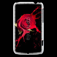 Coque HTC Wildfire G8 Rose splash