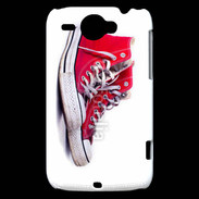 Coque HTC Wildfire G8 Chaussure Converse rouge