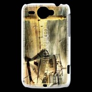 Coque HTC Wildfire G8 Phare et bateau Vintage