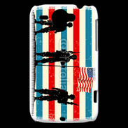 Coque HTC Wildfire G8 Soldat américain