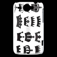 Coque HTC Wildfire G8 Collection de couronnes de Roi