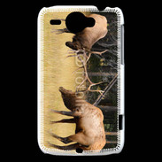 Coque HTC Wildfire G8 Combat de cerf