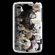 Coque HTC Wildfire G8 Abrivado Chevaux et taureaux